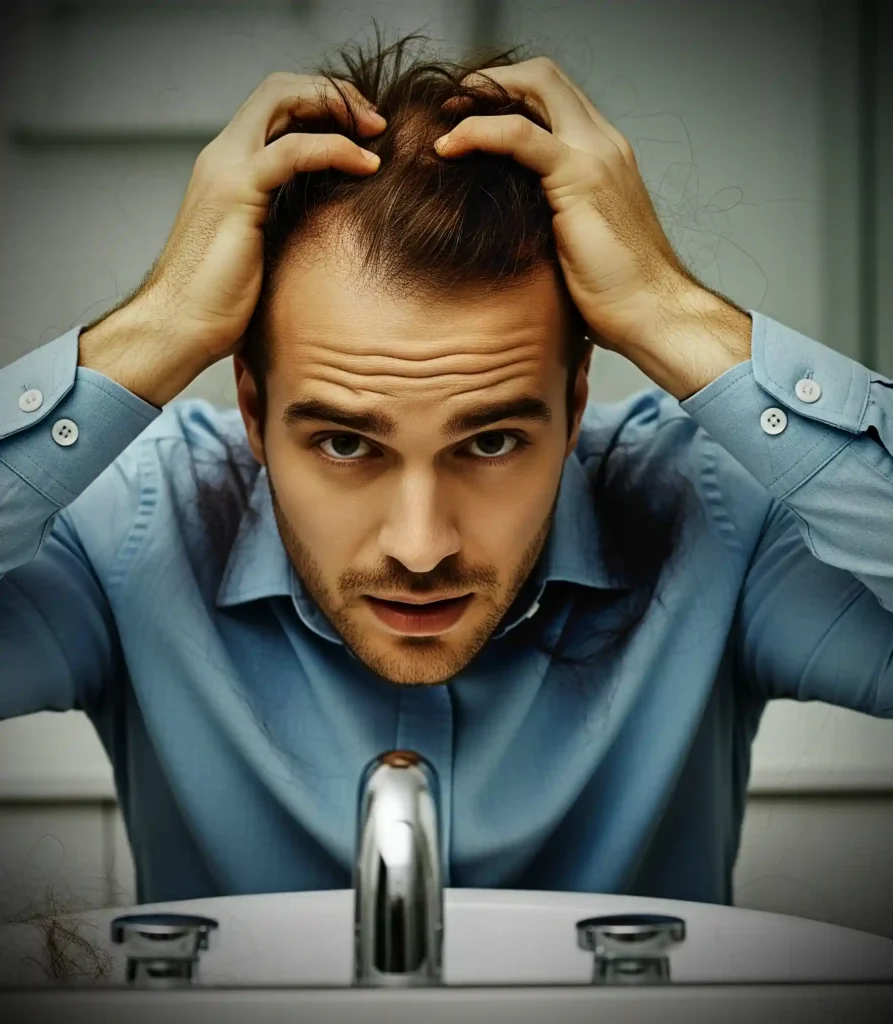 Heavy hair fall