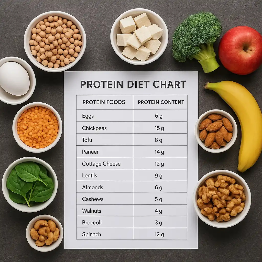 Healthy diet chart for healthy hair growth
